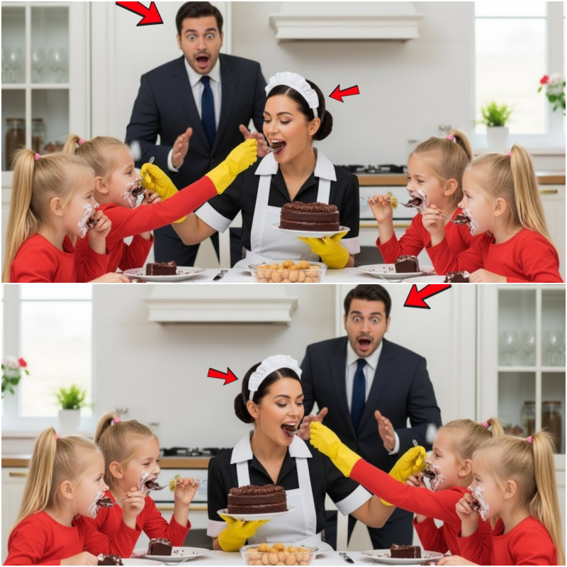 💥Milionário chega sem avisar na hora do lanche… e fica em choque com o que vê