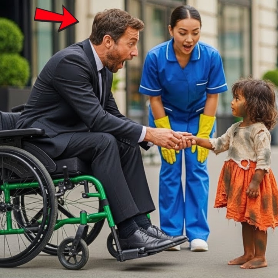 💥“DÁ-ME COMIDA… E EU FAÇO-TE ANDAR”, SUSSURROU A MENINA DA RUA AO MILIONÁRIO — ATÉ QUE…