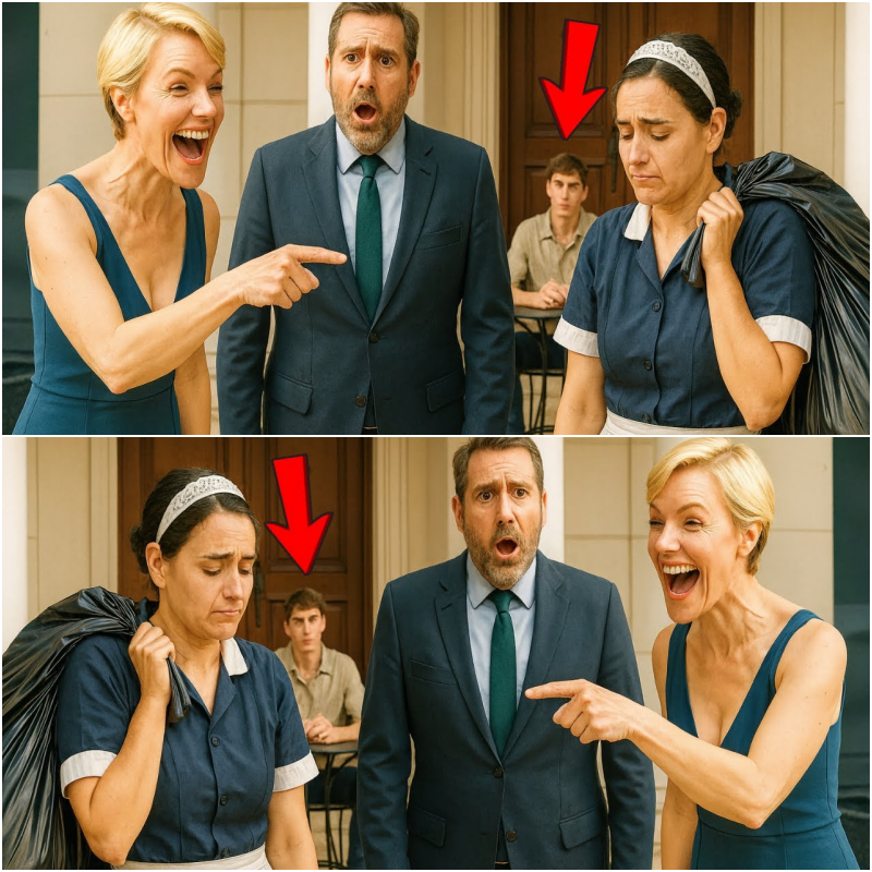 “MILIONÁRIO FLAGRA ESPOSA HUMILHANDO EMPREGADA… E A REAÇÃO DELE CHOCA O MUNDO!”