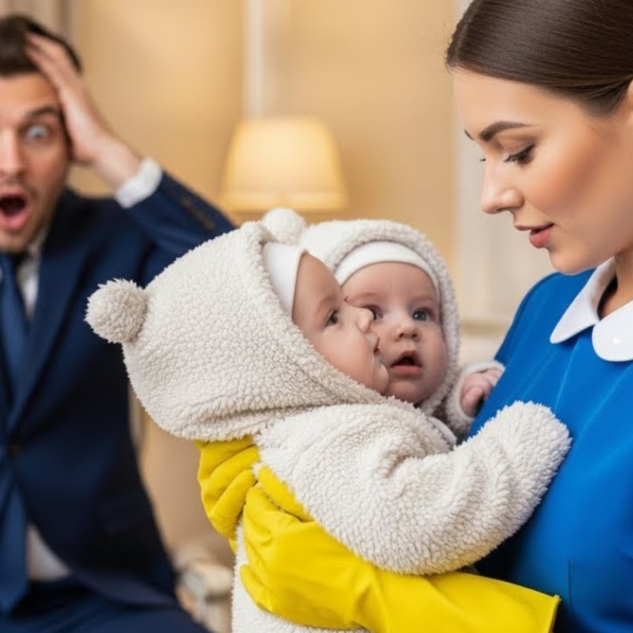 💥Gêmeos do milionário nunca falaram — até a empregada ouvir as primeiras palavras