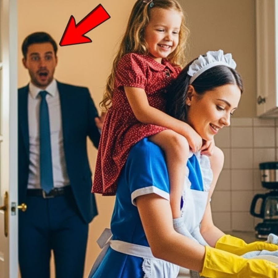 💥MILIONÁRIO chega mais cedo a casa… e CONGELA ao ver o que a FAXINEIRA estava a FAZER!