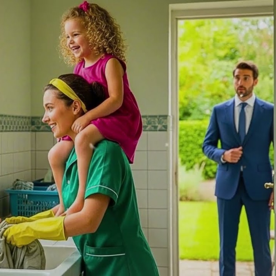 💥BILIONÁRIO APARECE SEM AVISAR… E FICA EM CHOQUE AO VER O QUE A BABÁ ESTAVA FAZENDO!