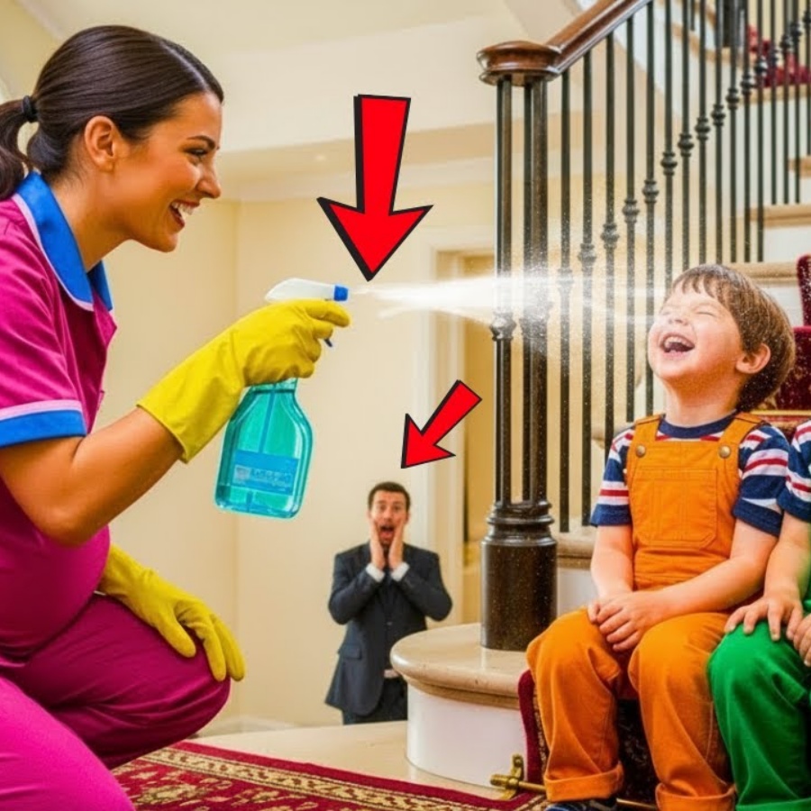 💥Os gêmeos do bilionário eram cegos — até que a nova babá fez algo de tirar o fôlego