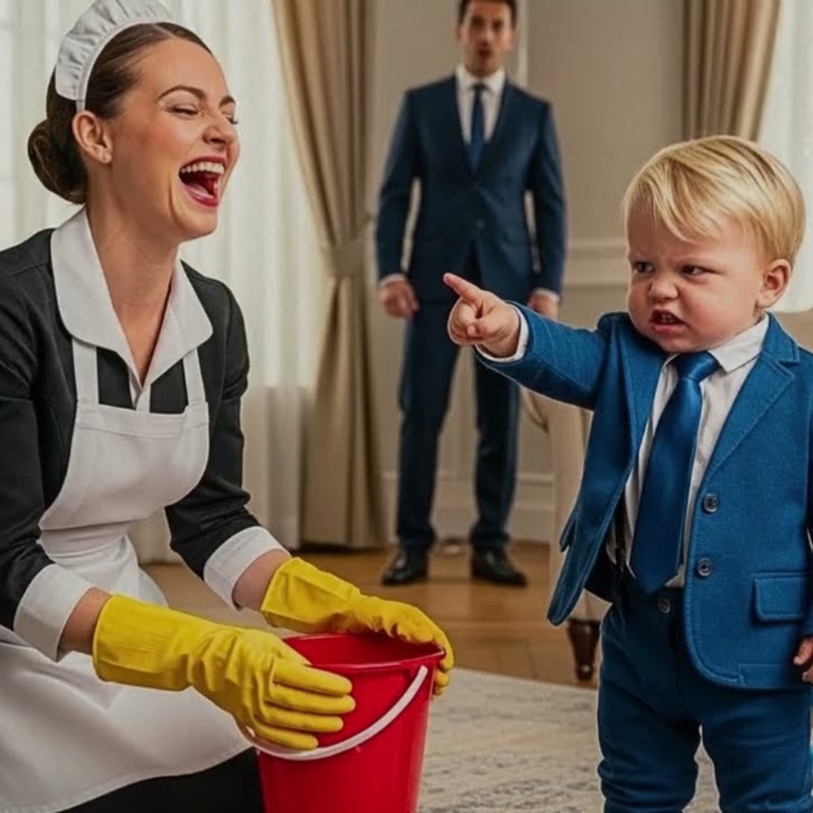 ๐ฅO MILIONรRIO DEMITIA TODAS AS FAXINEIRAS… ATร QUE O FILHO IMITOU A รLTIMA E TUDO PAROU