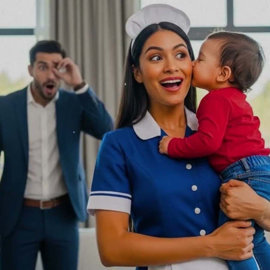 💥TODAS AS BABÁS FUGIRAM DO BEBÊ DO MILIONÁRIO — MAS ELE BEIJOU A FAXINEIRA