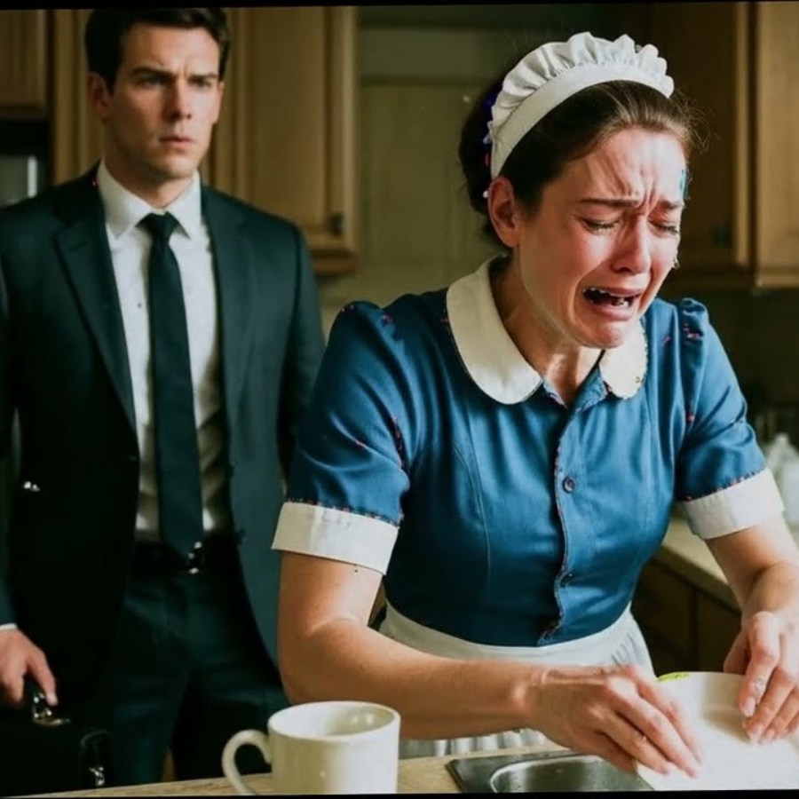 “Milionรกrio retorna ร mansรฃo e encontra faxineira em lรกgrimasโฆ a revelaรงรฃo o choca!”