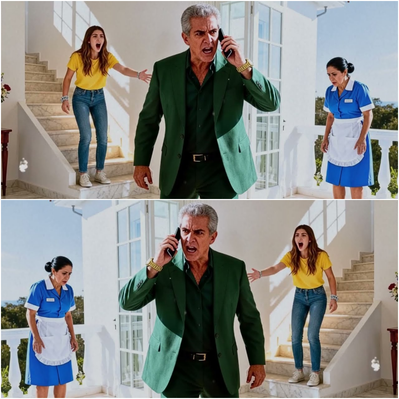 💥Um Milionário Ia Denunciar a Empregada — Até Ver o Segredo Que Sua Filha Escondia