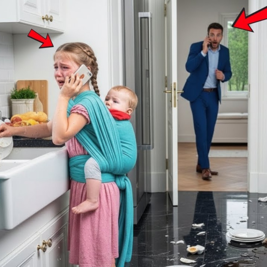 💥Milionário recebe uma ligação urgente, corre para casa… e fica em choque com o que vê!