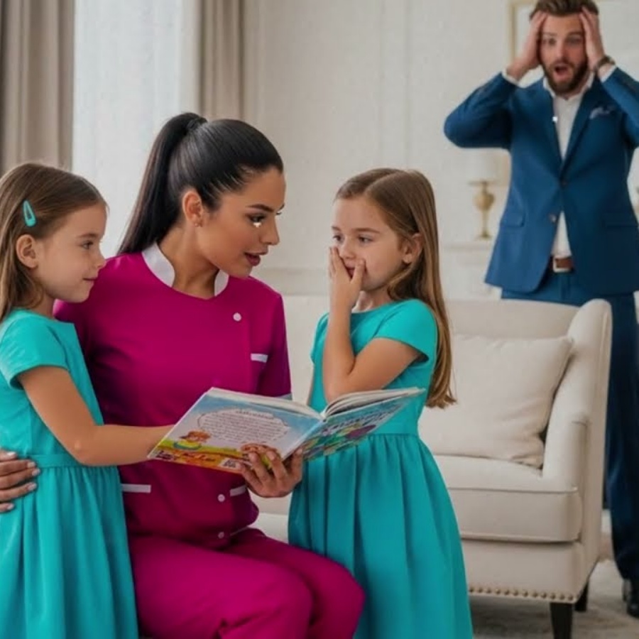 💥AS GÊMEAS DO MILIONÁRIO NUNCA FALARAM… ATÉ QUE A BABÁ FEZ ALGO INACREDITÁVEL!