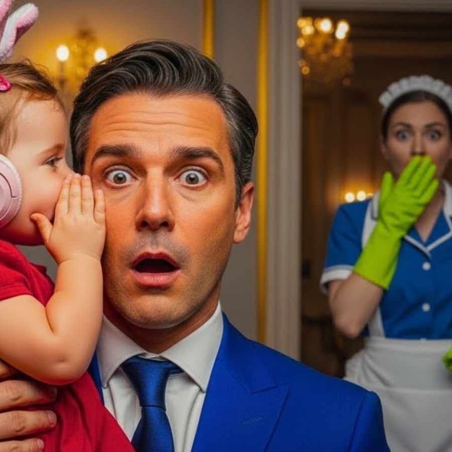 💥A BEBÊ DA FAXINEIRA POBRE VIVIA EM SILÊNCIO… ATÉ QUE UMA PALAVRA DO MILIONÁRIO MUDOU TUDO