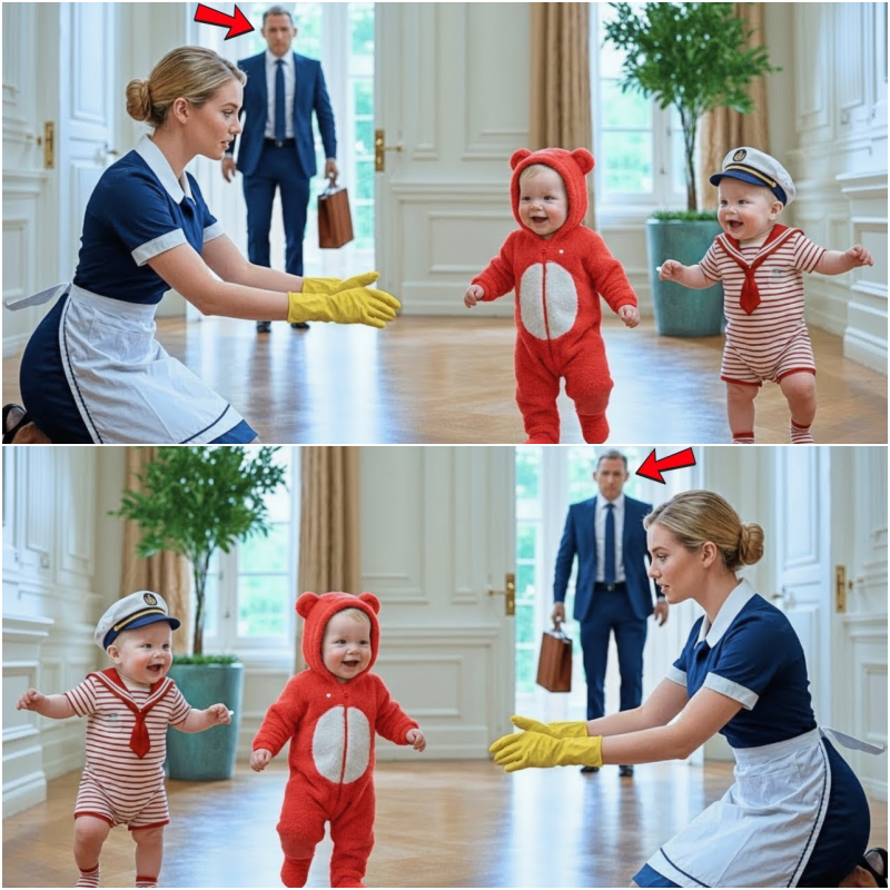 💥Gêmeos do milionário nasceram paralisados — o que a empregada fez o deixou em choque