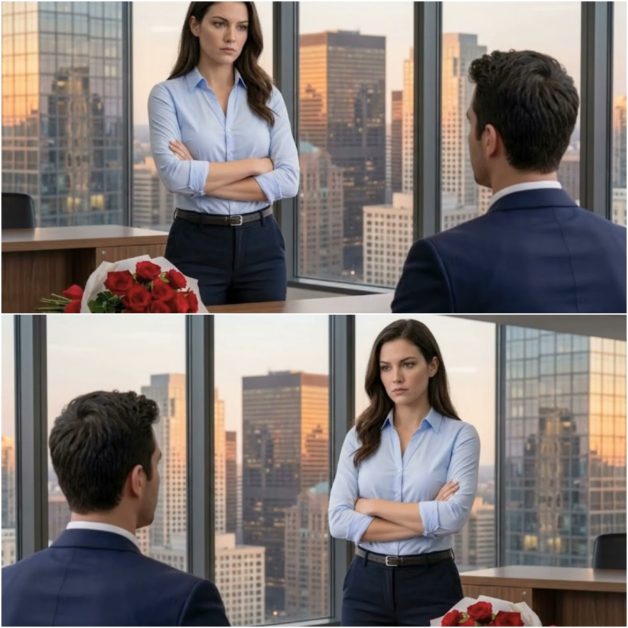 Minha CEO Nunca Me Notou — Até Que as Flores na Minha Mesa Despertaram Seu Ciúme