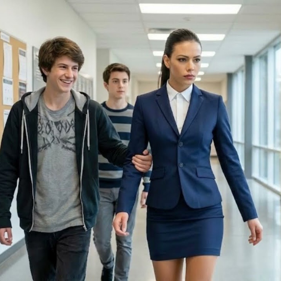 Valentões Empurraram A Jovem Professora — Seu Faixa De Judô Os Arremessou