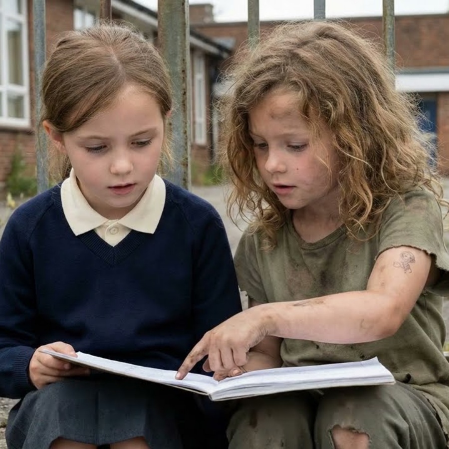 Bilionário Vê Garota Sem Teto Ensinando Sua Filha — O Que Veio Depois Chocou Todos