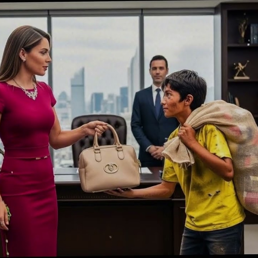 “Milionária em choque ao descobrir quem realmente pegou sua bolsa misteriosa!”