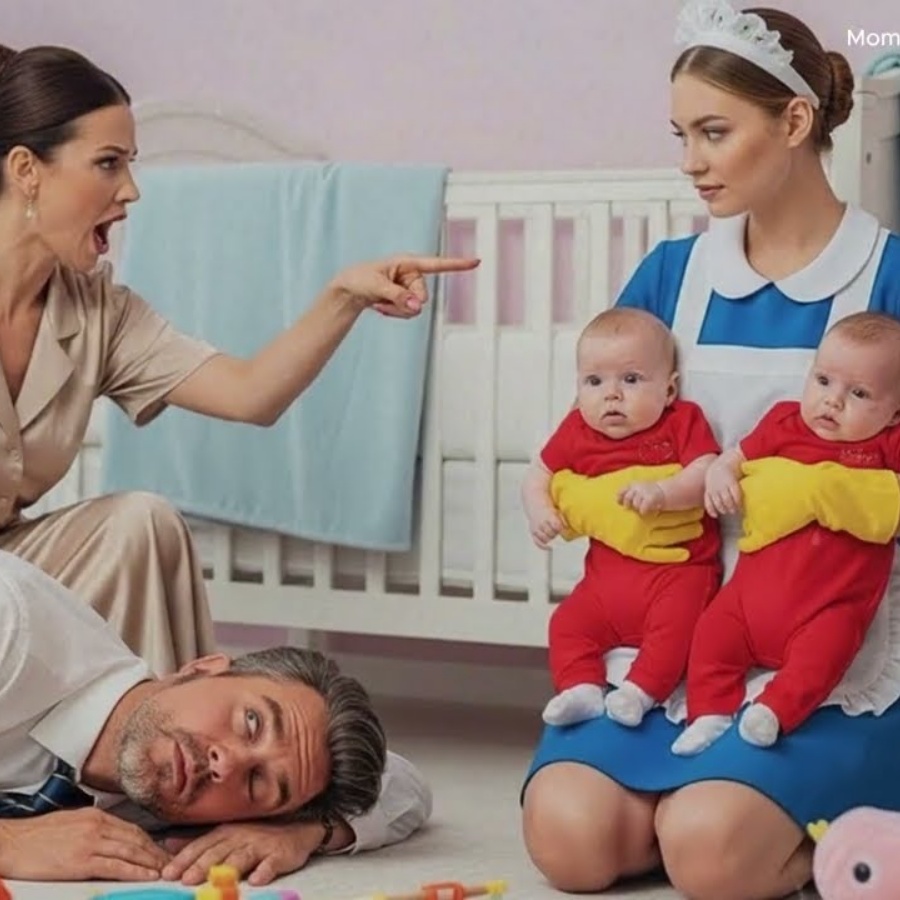 💥“Milionário finge desmaio para testar a noiva e os gêmeos — até a empregada agir!”