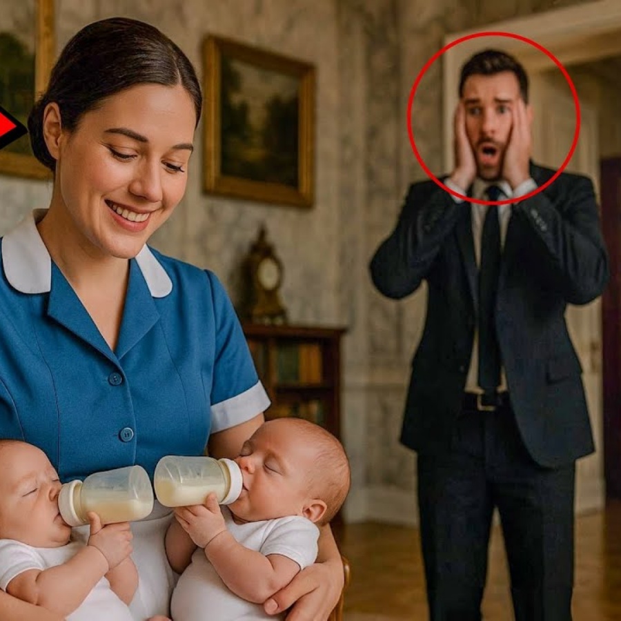 OS GรMEOS DO EMPRESรRIO NรO COMIAMโฆ ATร QUE A FAXINEIRA OS ALIMENTOU COM MAMADEIRA E OS SALVOU