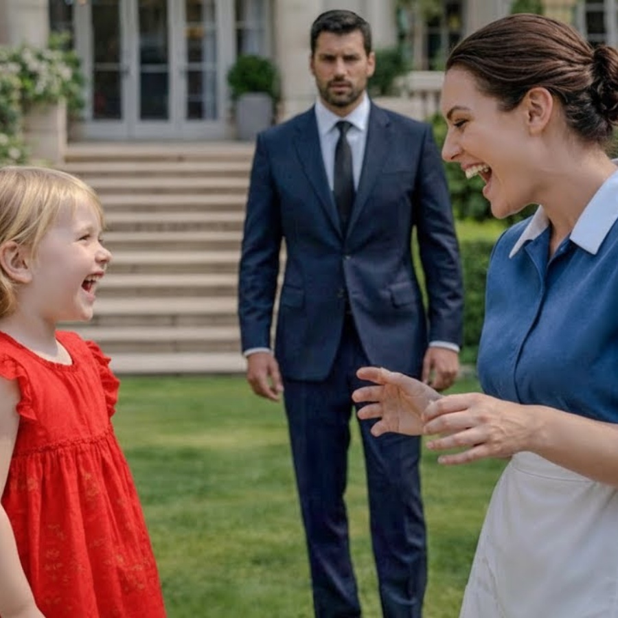 💥Filha de empresário não falava há anos — até a faxineira provocar um milagre inesperado