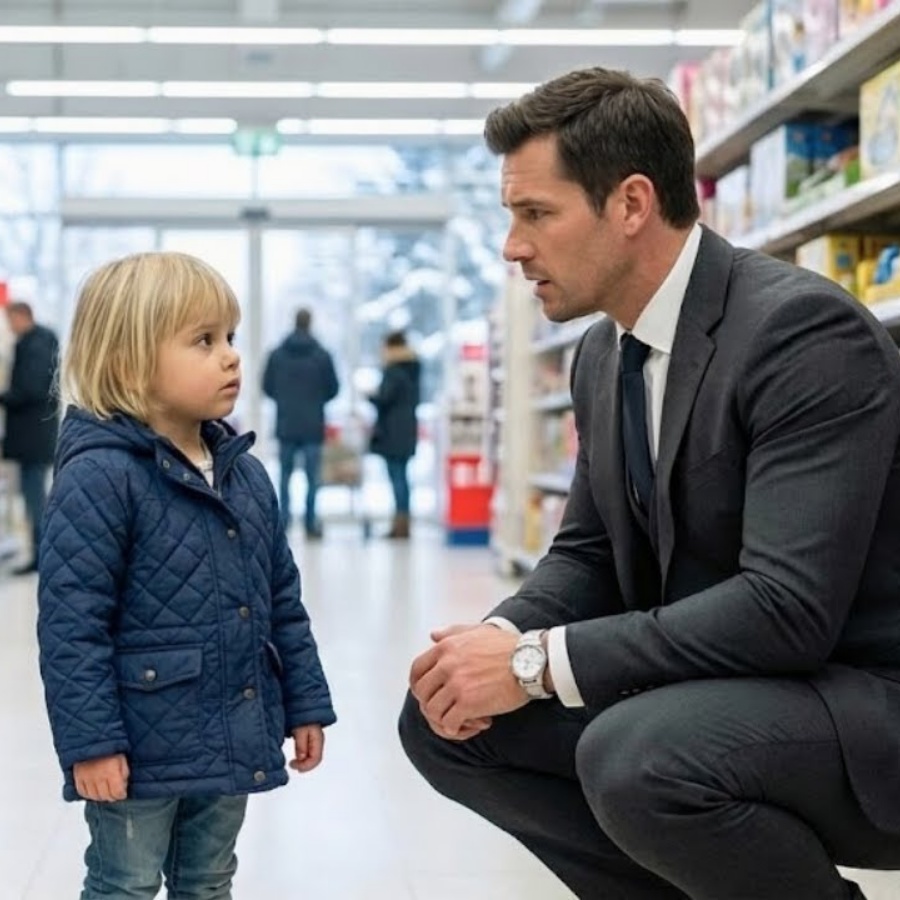 “Mamãe Diz Que Desejos Não Funcionam… Pode Ajudar?” — Menina ao CEO no Corredor de Brinquedos