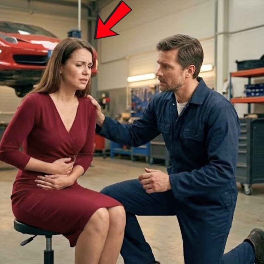 “Não Consigo Ir”, Chora o Milionário — Mecânico Pai Solteiro a Leva ao Hospital