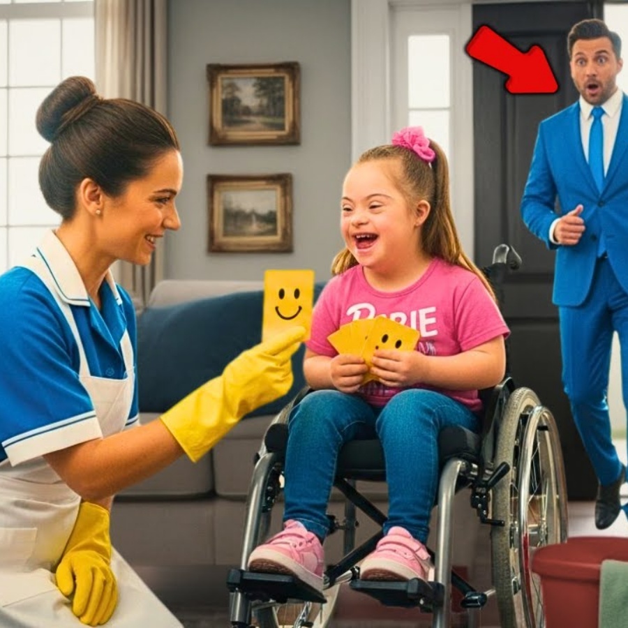 MILIONรRIO flagra FAXINEIRA ensinando sua FILHA A FALAR sem verbalizar โ REAรรO dele vai te chocar