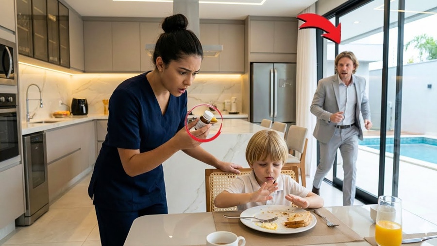 O Filho do Milionário sempre passava mal após comer… a Babá Pobre descobriu o motivo e o salvou