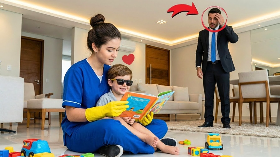 MILIONÁRIO vai almoçar em casa de SURPRESA — e encontra algo inesperado da BABÁ com seu FILHO CEGO