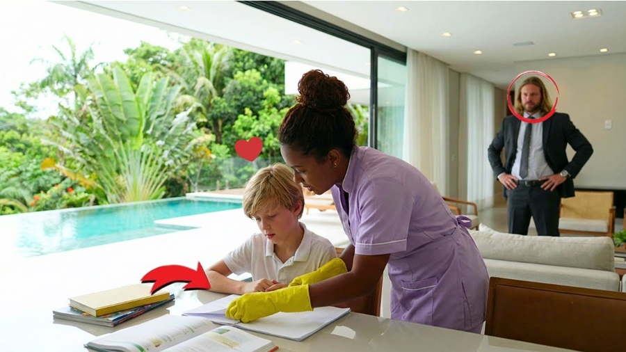 O Filho do Milionário só tirava Nota Baixa — até que a Faxineira Pobre o contou um Segredo