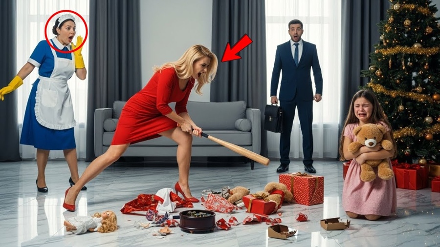 EMPREGADA tenta IMPEDIR — mas o que a NOIVA fez com os PRESENTES da FILHA do MILIONÁRIO CHOCOU