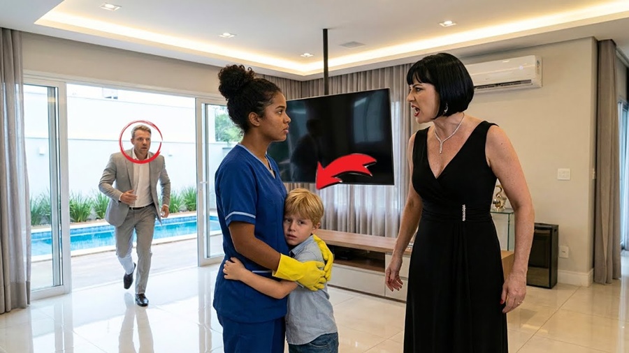 Milionário desconfia da Babá Pobre e instala cameras escondidas — e fica chocado com o que viu.