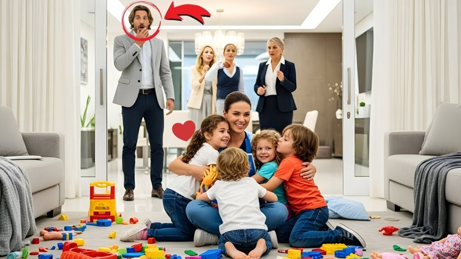 Ninguém controlava os 4 Filhos do Milionário Viúvo — até que a nova Faxineira mudou tudo