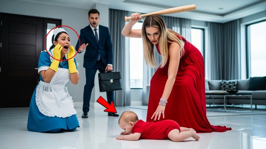 EMPREGADA Implorou Para Ela Parar — Mas o Que a Noiva do BILIONÁRIO Fez com o BEBÊ Deixou Todos…