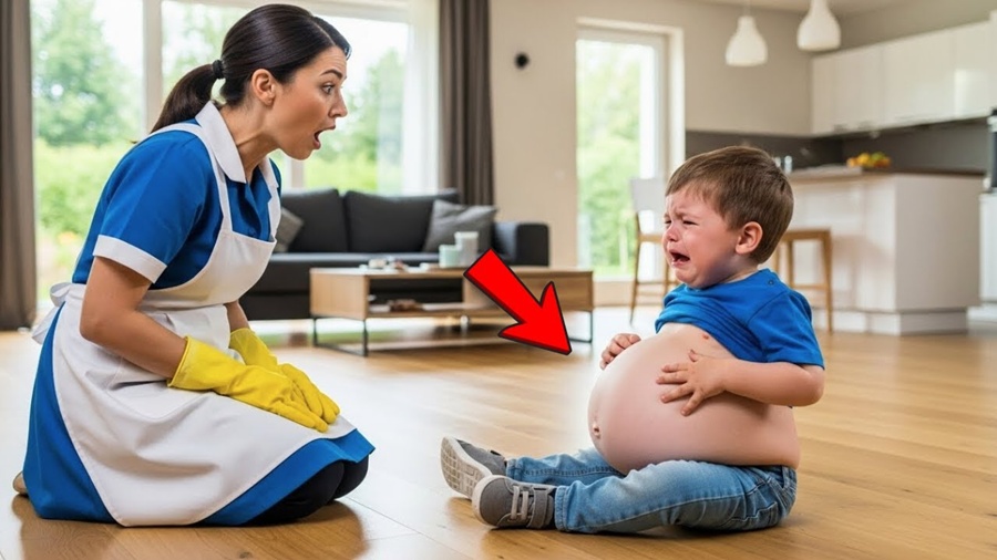EMPREGADA Encontra BEBÊ DO MILIONÁRIO Com Barriga INCHADA — O Que DESCOBRIU a Deixou em CHOQUE