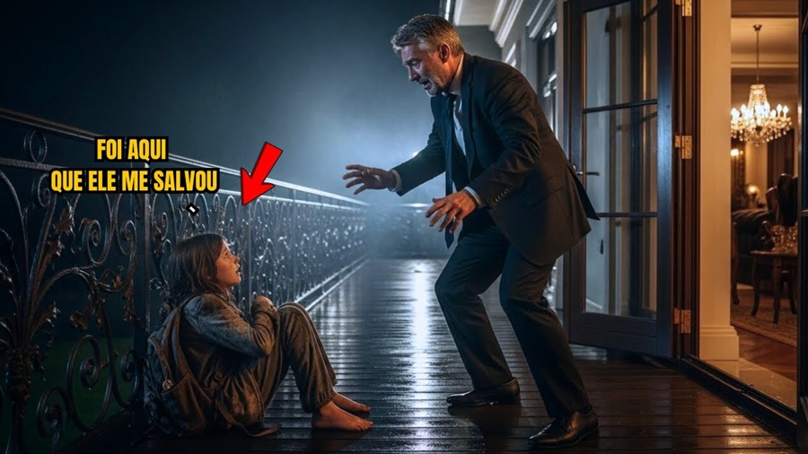 MILIONÁRIO encontra GAROTA DE RUA na VARANDA onde Filho Morreu—”Foi aqui que ele me SALVOU”