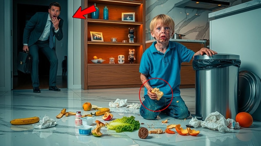 MILIONÁRIO flagra seu FILHO comendo RESTOS de comida… o que a MADRASTA fez vai te deixar FURIOSO!