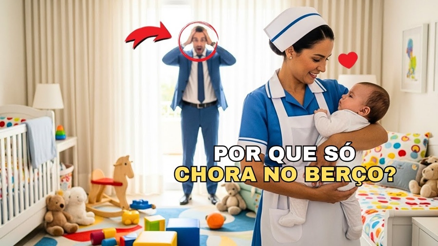 O Bebê do Milionário chorava ao deitar no berço — até que a Babá Pobre vira o Colchão e encontra o