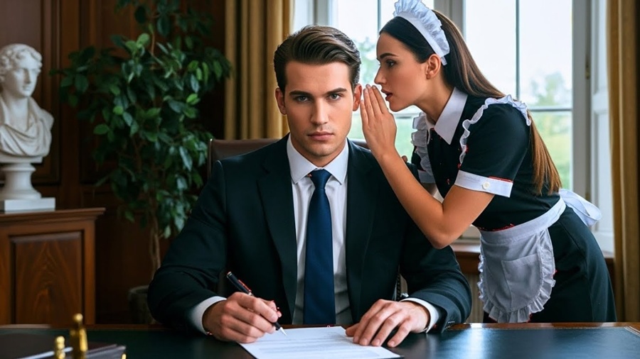 A Faxineira Falou no Ouvido do Milionário “Não Assine Isso” — Ele Não Acreditou no que Viu…