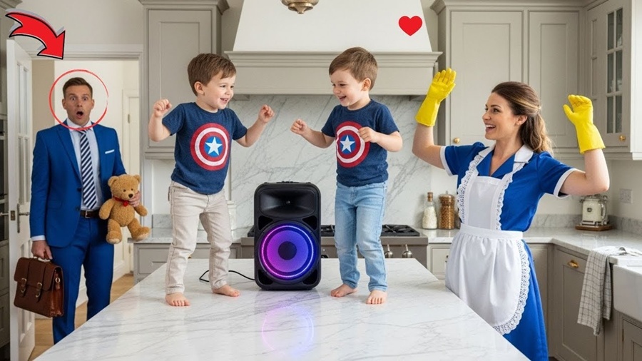 O Milionário ia Despedir a Babá, até que a viu dançando com seus Filhos Surdos e não conseguiu conte