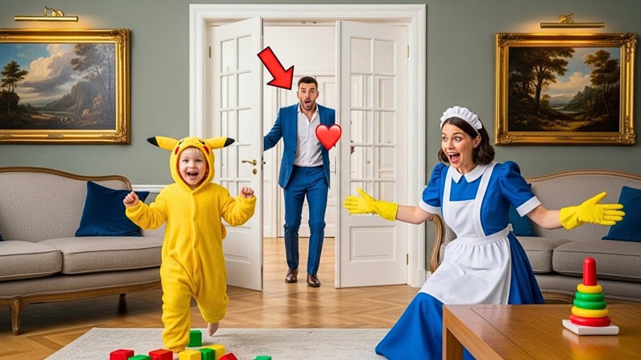 Os primeiros passos do Menino Autista não foram em direção ao Pai Milionário, mas sim para sua Babá