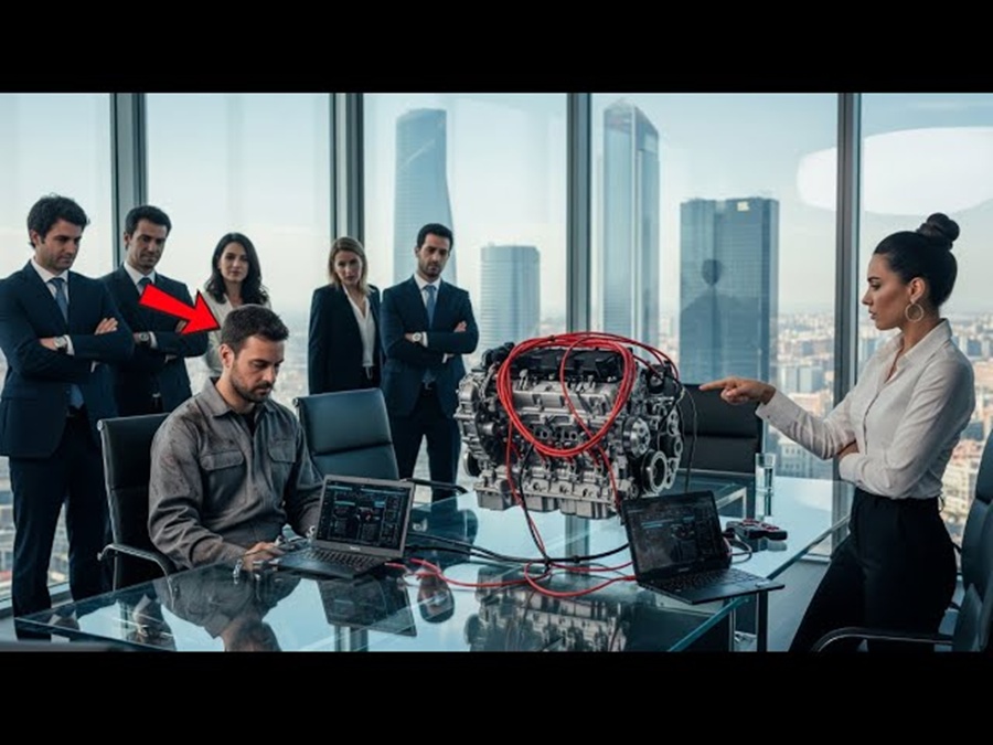 Se consertar este motor, eu me caso com você’ — CEO riu do mecânico pobre, mas ele fez o impossível