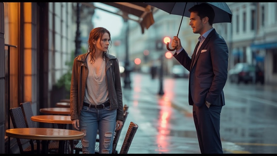 Mãe Solteira Chega Suja De Barro Ao Encontro — O CEO Ia Sair, Até Que A Viu