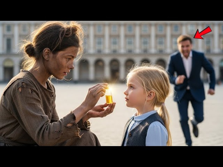 A filha do milionário não falava, até que o líquido misterioso fez o impossível 