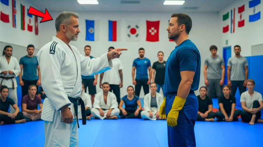 Pai solteiro, faixa preta em treino, aceita ser zelador — o que acontece no final surpreende todos