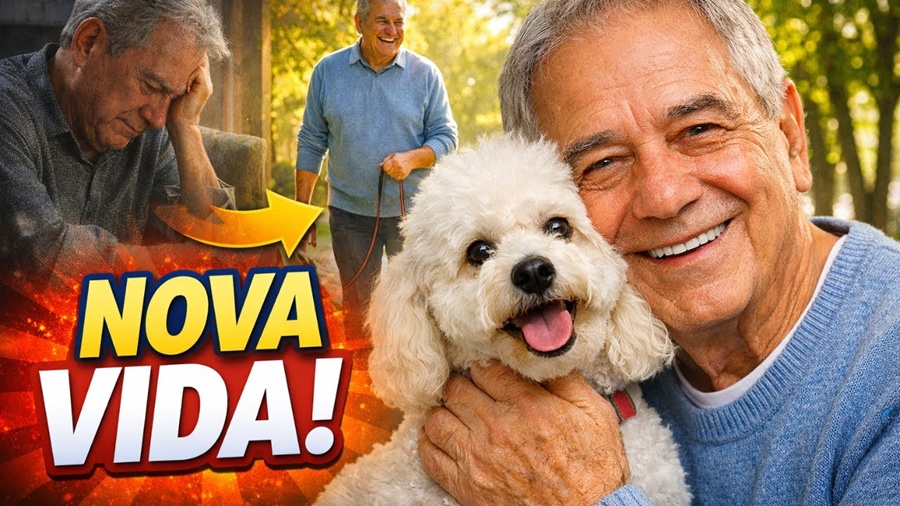 Cães que Ajudam Idosos a Combater a Apatia e Voltar a Ter Propósito