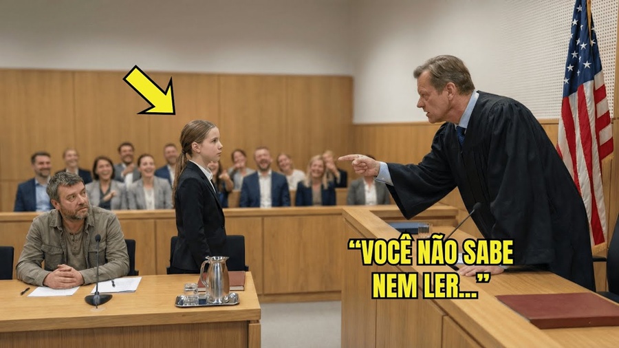 “VOCÊ NÃO SABE NEM LER.” — O juiz debochou… até ela abrir a boca