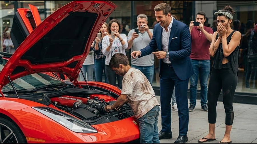 “TE DOU UMA CASA SE CONSERTAR ISSO.” — O milionário riu… até que o menino surpreendeu todos.