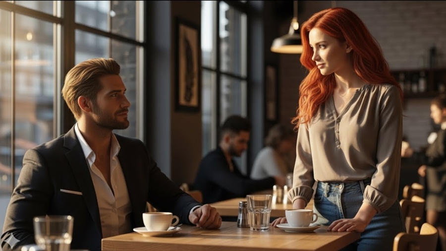 “Posso Sentar Aqui?” Disse A Mãe — “Só Se Também Comer,” Disse O Bilionário