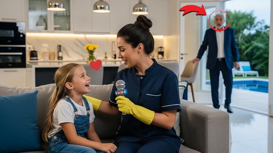 A Neta do Milionário não falava com Ninguém… a Babá Pobre fez algo que mudou tudo