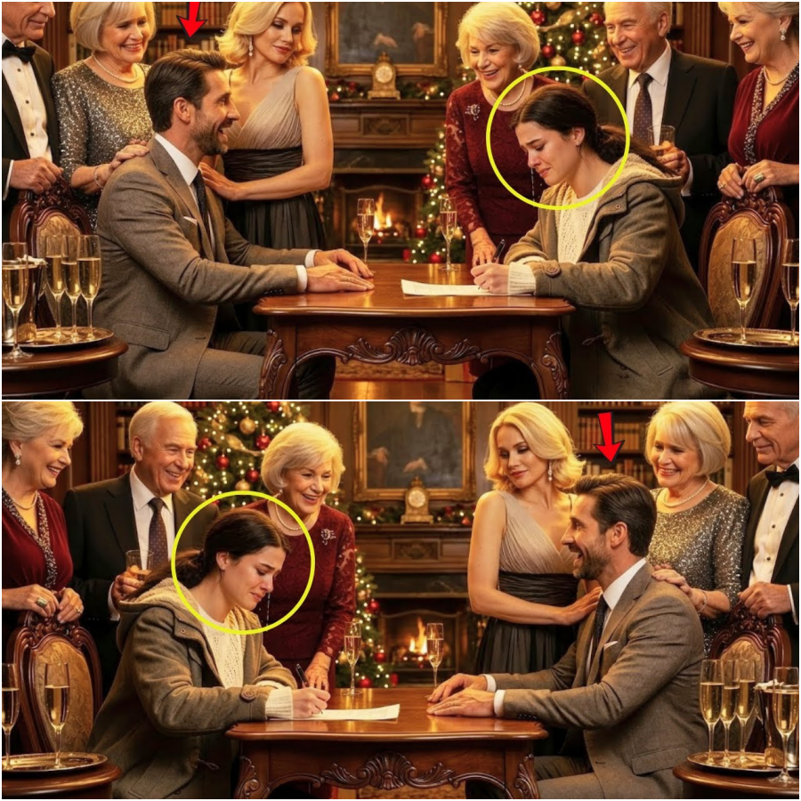 Em Lágrimas, Assina O Divórcio Na Festa De Natal — Sem Saber Que É A Esposa Do Bilionário