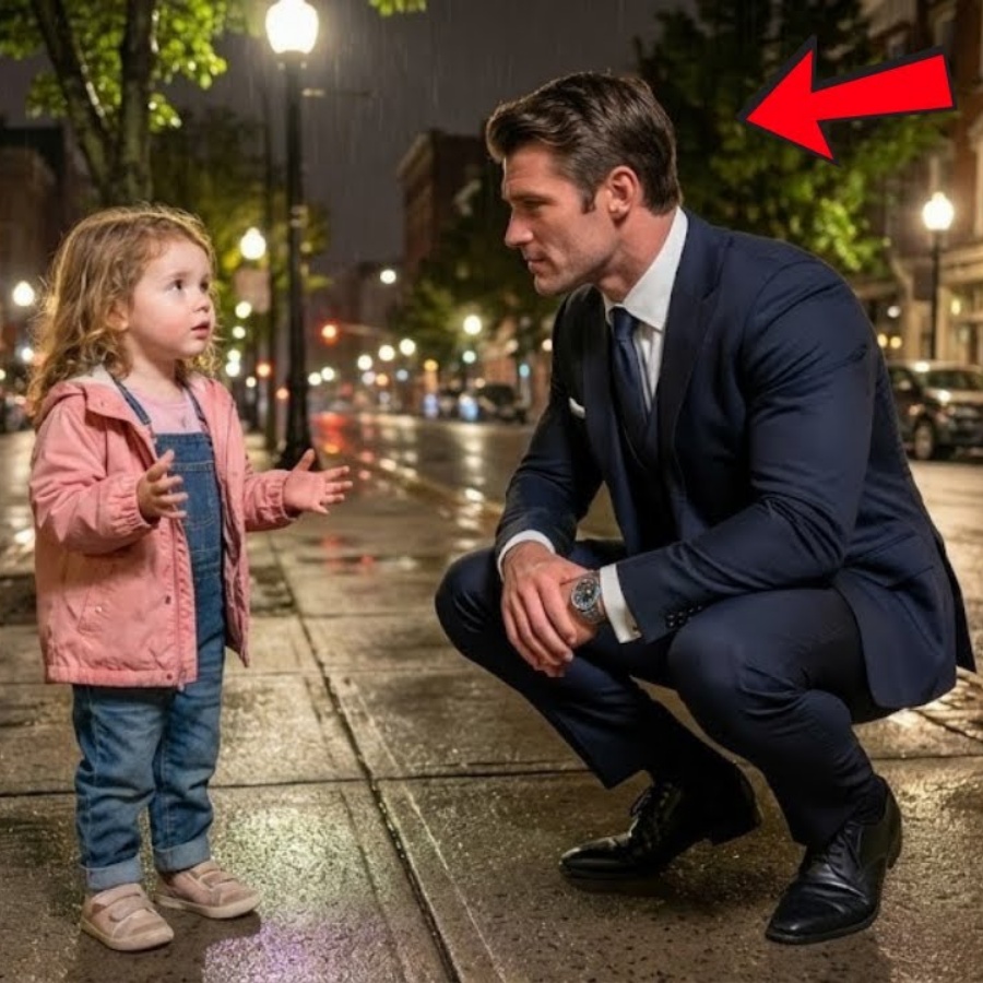 Menina Perguntou: “Pode Consertar A Porta? Mamãe Está Com Medo” — O CEO Vizinho Chegou À Meia-Noite